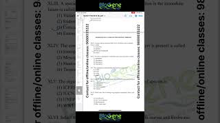 NEET PYQ Q4345 trending learn biology neet cbse12biology previousyearquestions [upl. by Jeminah]