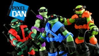 Nickelodeon Teenage Mutant Ninja Turtles Stealth Tech Figures Video Review [upl. by Iover]