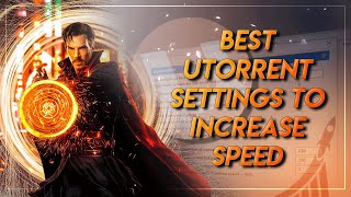 BEST UTORRENT SETTINGS TO INCREASE SPEED  2022 [upl. by Nesyla]