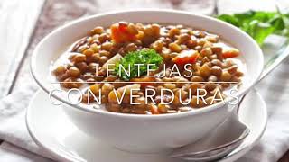 Sopa de LENTEJAS con VERDURAS [upl. by Rella]