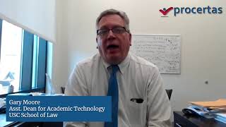 Procertas Legal Tech Assessment Testimonial from USC Asst Dean Gary Moore [upl. by Foah]