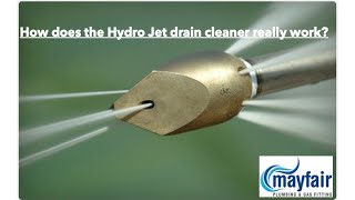 🤷🏻How does the hydro jet drain cleaning machine actually 🪠🚽clear a blocked drain🤮🤢 [upl. by Haimarej41]