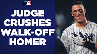 Aaron Judge CRUSHES a walkoff homer [upl. by Joella]