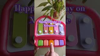 Happy Birthday Song On Xylophone viral ytshorts music xylophone birthdaysong shorts [upl. by Melan734]