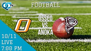 Football Osseo  Anoka  Anoka High School  QCTV [upl. by Dougherty]