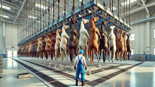 Inside the Horse Farm Processing Traditions and the Controversies of Horse Meat [upl. by Muncey]