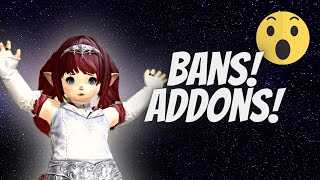 BANS Addons and plugins DRAMA FFXIV [upl. by Llerat]