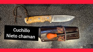 CUCHILLO NIETO CHAMAN CUAN UTIL ES PARA EL BUSHCRAFT [upl. by Nnayd987]