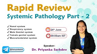 Super Simplified Pathology by Dr Priyanka Sachdev  Systemic Pathology Part  2 [upl. by Froehlich135]