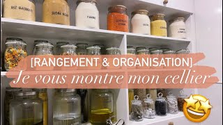 RANGEMENT amp ORGANISATION 🤩Je vous montre mon cellier Partie 2 [upl. by Earl]