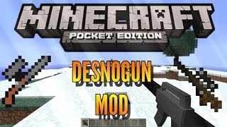 DesnoGUNS  MOD  Minecraft PE  01500160  DOWNLOAD [upl. by Yetak]