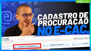 Como Cadastrar procuração digital para acesso ao eCAC  RFB [upl. by Anoyk]