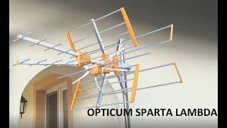 Zewnętrzna antena DVB T2 Red Opticum SPARTA LAMBDA recenzja [upl. by Yrocaj]