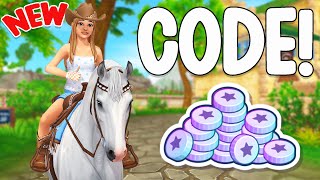 NEW STAR COINS CODE FOR ALL STAR STABLE PLAYERS [upl. by Eivi]