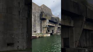 Massive WW2 German UBoat base K3 at Lorient  and this is only part of it dday80 brittany ww2 [upl. by Rudolfo]