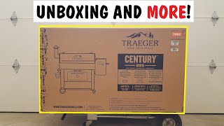 Traeger Century 885 Smoker WiFi Pellet Grill UNBOXING Super Smoke mode [upl. by Uchish]