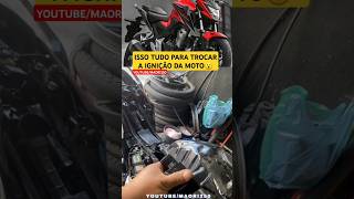 TEVE QUE DESMONTAR A MOTO TODA😮 canalmaori250 maorivlog yamaha automobile memes motorcycle [upl. by Schonthal]