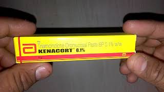 KENACORT Oromucosal Paste Assured relief in mouth ulcer Uses Composition Precaution amp review [upl. by Yekram]