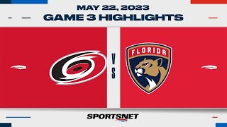 NHL Eastern Conference Final Game 3 Highlights  Hurricanes vs Panthers  May 22 2023 [upl. by Janean]