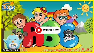 ABC Learning The Easy Way Learn The Alphabet Cartoon For Infants Read Along Learning Fun For Kids [upl. by Radek]