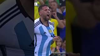 Brazil v Argentina Highlights2024 messi football soccer footballteam [upl. by Aihsemot]