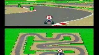 Mario Kart Wii Retro Track Comparison  SNESGBA To Wii [upl. by Gildea]