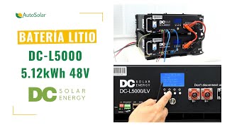 🔋⚡ Batería Litio DC Solar Energy 48V DCL5000LV  ❗Características y configuración❗ [upl. by Proctor]