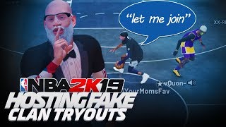 i hosted fake clan tryouts and tricked the entire 2k community [upl. by Adnofal]