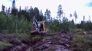 Volvo ecr38 Dikesgrävning [upl. by Amla331]