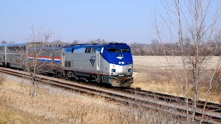 California Zephyr at Chillicothe Iowa [upl. by Nnylekoorb]