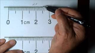 How to Measure length correctly using a Centimeter Ruler [upl. by Martreb]