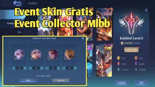 event skin gratis sudah hadir event collector mlbb [upl. by Parfitt]