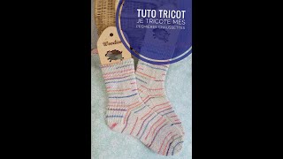 Tuto tricot  Je tricote mes premières chaussettes Tutoriel complet en pas à pas [upl. by Stavros869]