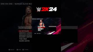 WWE 2K24 Buried Alive Match Concept wwe2k23 wwe wwewrestlemania [upl. by Fairfax]