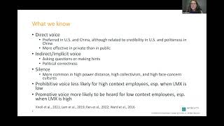 What is and isnt said Voice gossip and feedback in a global workplace [upl. by Pet]