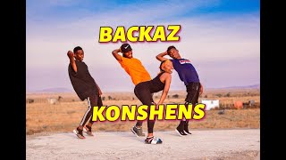 Konshens  Backaz Official Dance Videotrending [upl. by Akcirred]