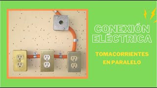 Conexión en PARALELO de TOMACORRIENTES  Electricidad [upl. by Yllier]