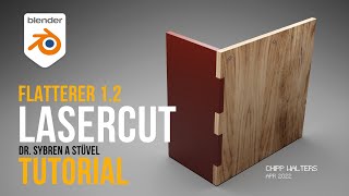 Create Lasercut boxes in Blender [upl. by Millicent490]