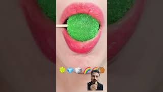 ASMR  ASMR POP SPRINKLE JELLY EMOJI FOOD mukbang eating sound  shorts asmrsounds [upl. by Bruning]