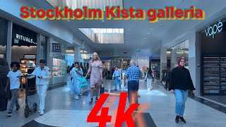 ￼ Sweden StockholmKista Galleria 4k [upl. by Jenesia662]