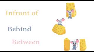 In Front Of Behind Between  Prepositions Song for Kids  Nursery Rhymes kids learn students [upl. by Henden230]