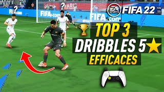 TUTO FIFA 22  TOP 3 Gestes Techniques 5⭐ EFFICACES dribbles incroyables [upl. by Ettedo]