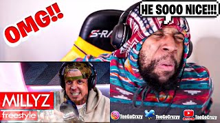 HES REALLY A TRUE PROBLEM Millyz freestyle GOES HARD 🔥🔥 Westwood REACTION [upl. by Oesile]