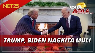 Trump Biden nagkitang muli sa White House [upl. by Kinelski]