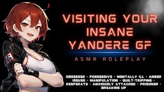 Visiting your Insane Yandere GF at the Mental Asylum Yandere X Listener Obsessed Possessive [upl. by Nnagrom555]