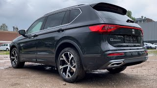 Seat NEW Tarraco FR in 4K 2023 Urano Grey Uni 19 inch Machined walk around amp detail inside [upl. by Reh593]