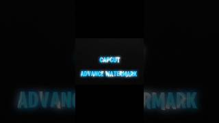 watermark tutorial  How to make watermark on capcut  capcut tutorial  capcut viral shorts [upl. by Ambrosane]