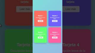 Crea Tarjetas Interactivas  HTML CSS coding frontend programming cssanimation design shorts [upl. by Sheline]