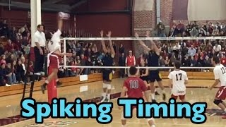 Improve Spiking TIMING part 22  How to SPIKE a Volleyball Tutorial [upl. by Aicen]