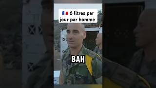 🇫🇷 6 litres par jour par hommelegionetrangere armeefrancaise armeedeterre pourtoi [upl. by Hpejsoj]